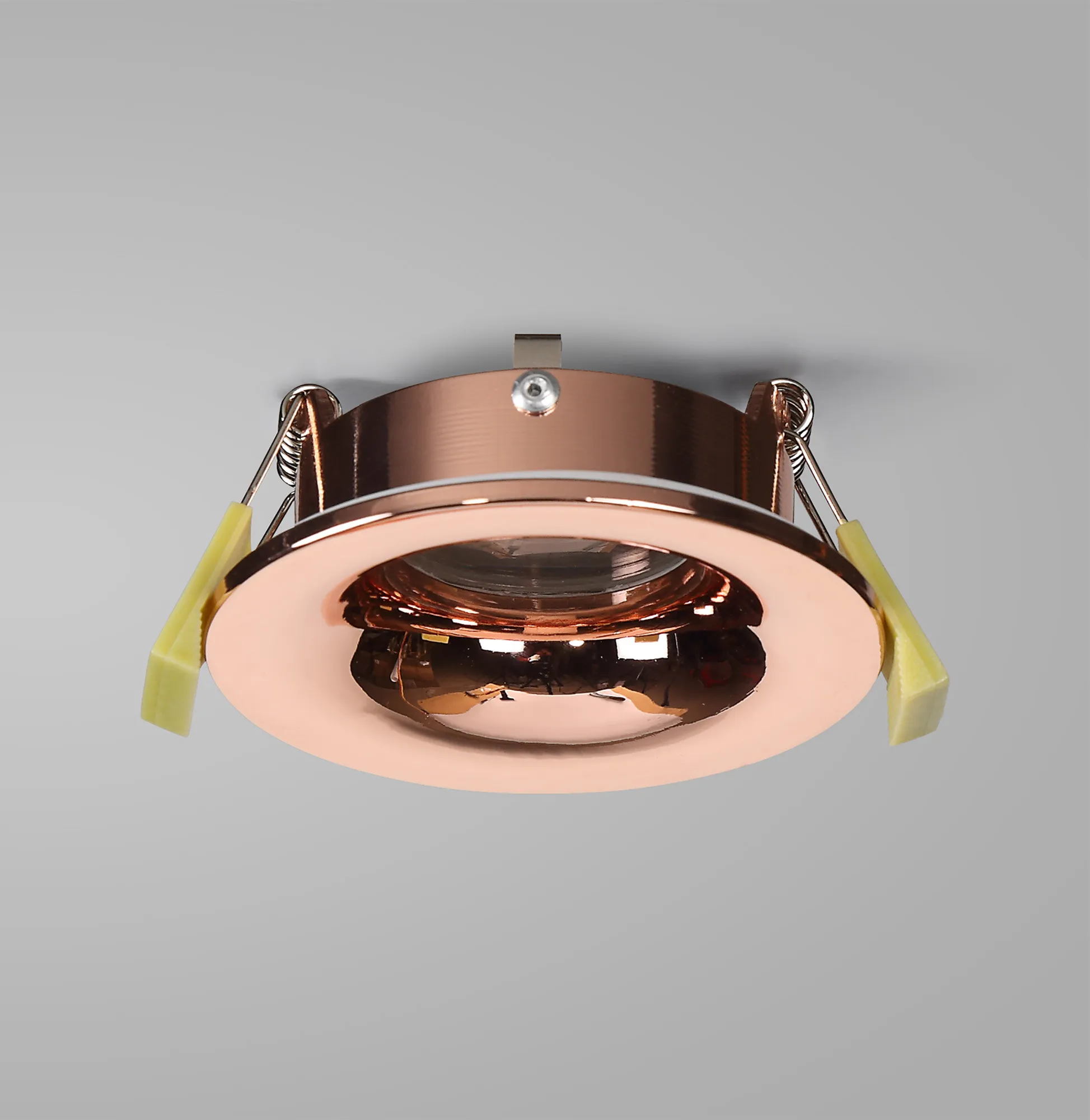 Bruve GU10 Recessed Round Rose Gold IP65 Downlighter, Cut-Out 68mm DX200406  Dlux Bruve IP65